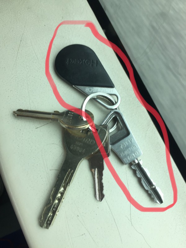 Trousseau de clefs