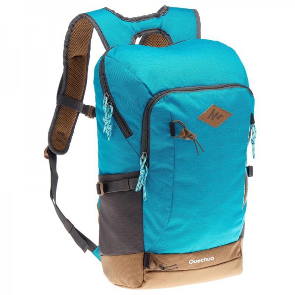Sac à dos bleu avec portefeuille, devant Rêve de Glace
