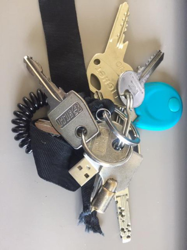 Trousseau de clefs trouvé au Parc de Saint-Cloud