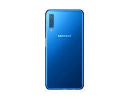 Samsung galaxy A7 bleu