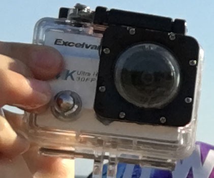 Camera dans boitier etanche Excelvan 4K