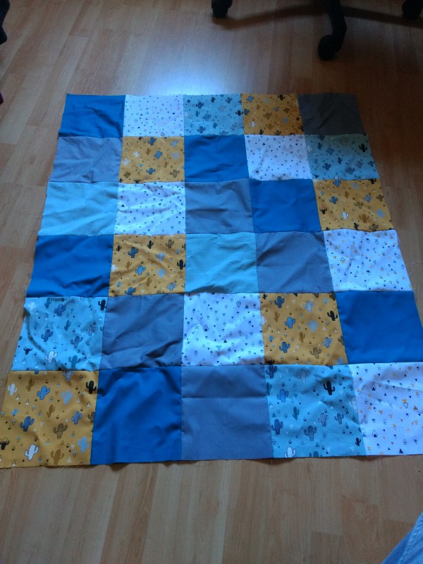 Couverture patchwork bébé