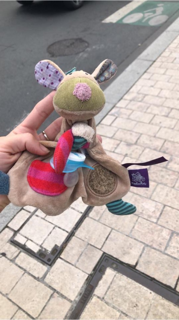 Doudou Moulin Roty trouvé à Bordeaux
