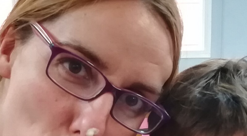 Lunettes de vue Ralph Lauren rouge/pink.