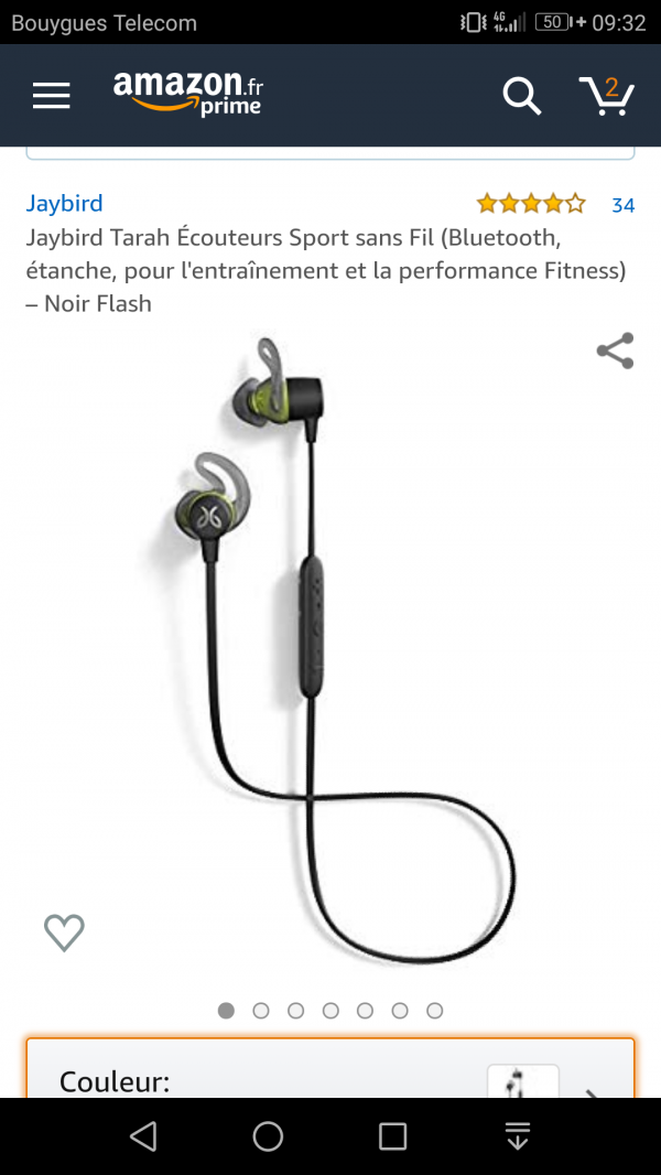 Écouteurs bluetooth Jaybird Tarah