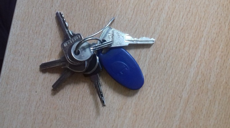 Trousseau de clé trouvé à Lille non loin de Zenith de Lille
