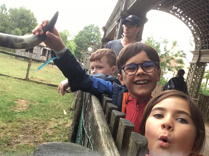 Paire de lunettes bleu enfant