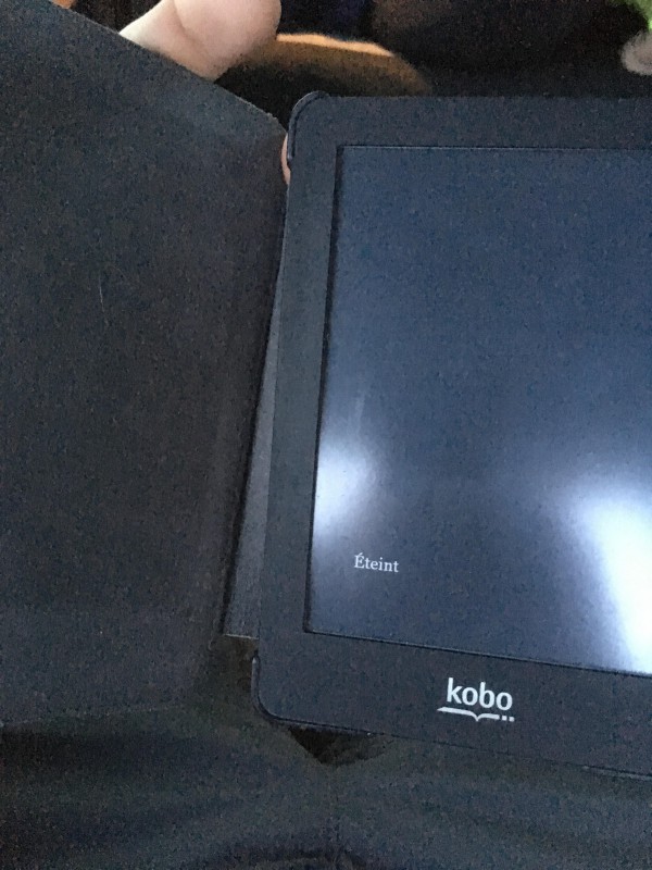 Trouvé liseuse kobo en Islande