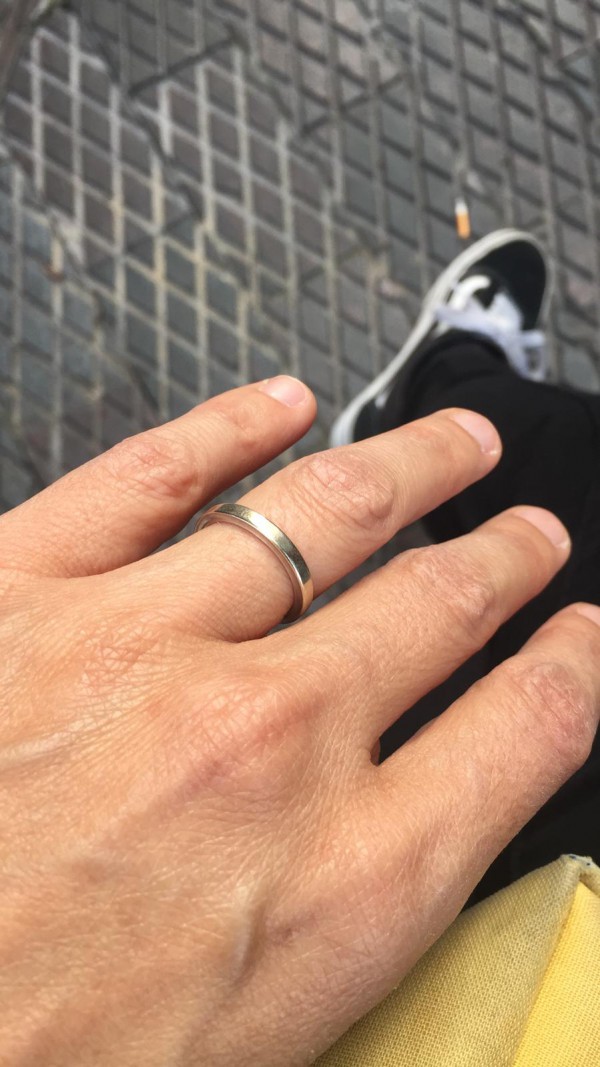 Bague de marriage - plage St Aygulf