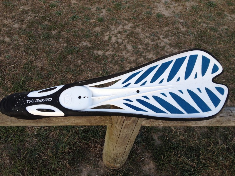 trouvé une palme de plongée au Fort bloqué 56270
