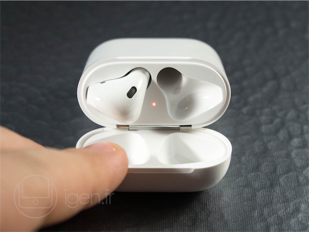 Boîtier écouteurs AirPods blanc bayonne
