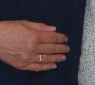 Bague en or avec un diamant