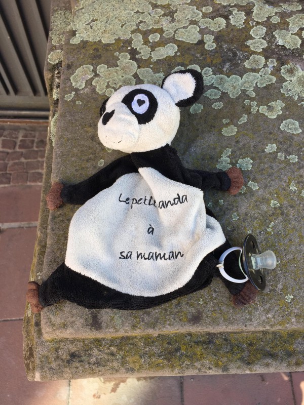 Doudou trouvé en face de l’hôtel Régent Petite France