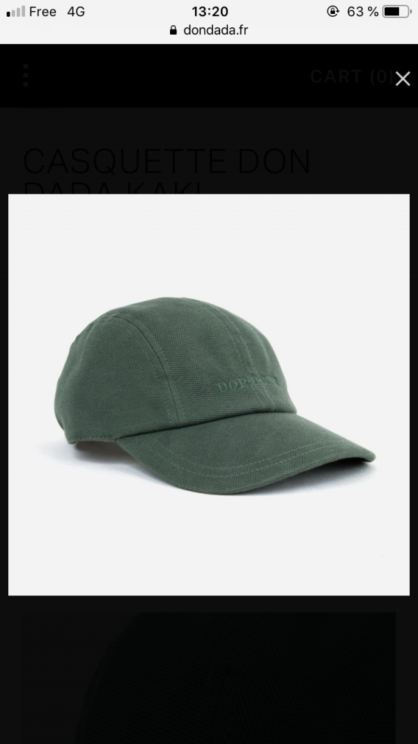 Casquette kaki Don Dada