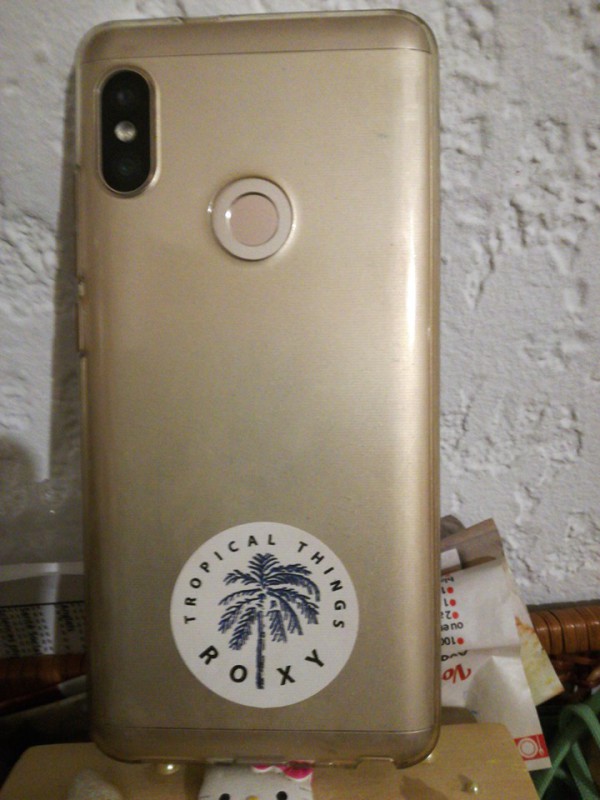 Potable couleur doré avec coque transparente