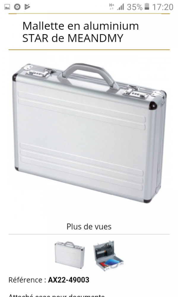 Perdu Caisse Métallique grise