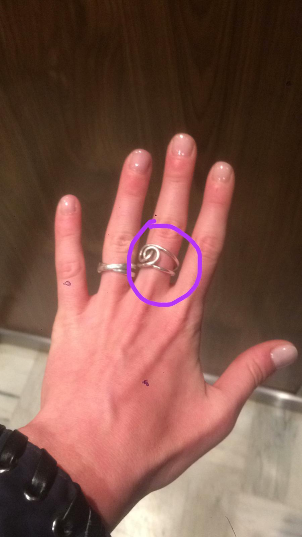 Bague en argent