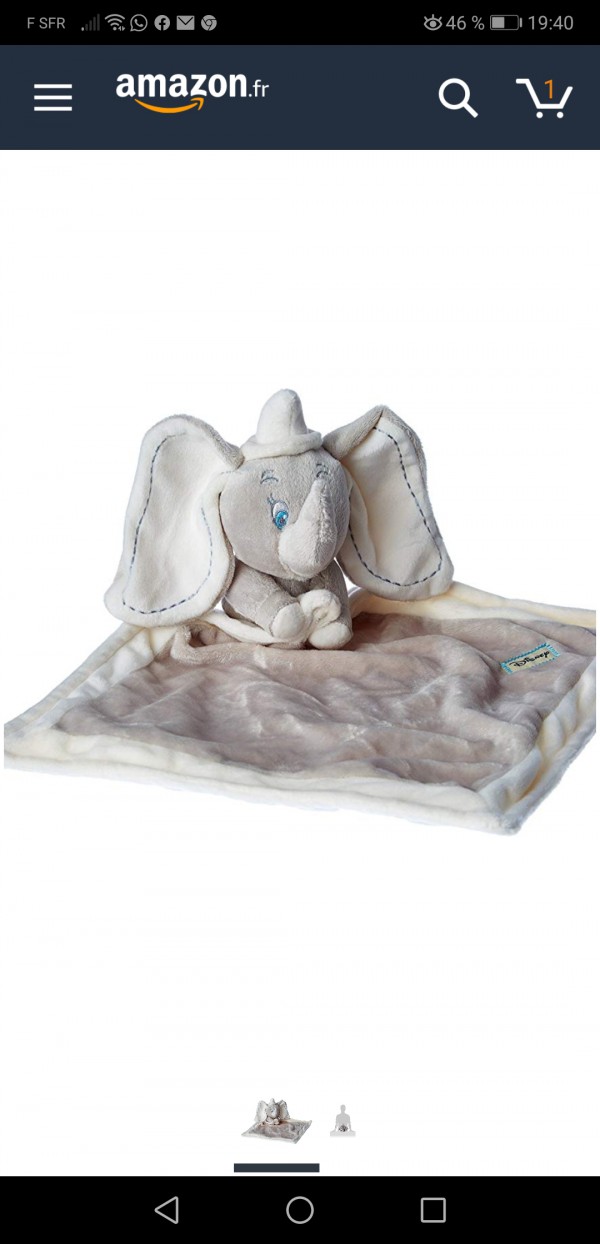 Doudou Dumbo perdu à la Ciotat