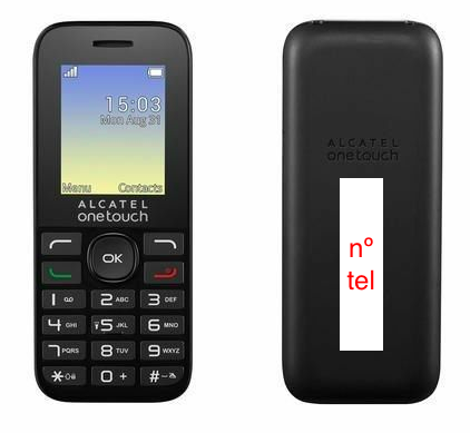 Perdu téléphone ALCATEL ONETOUCH 10.16D (black)