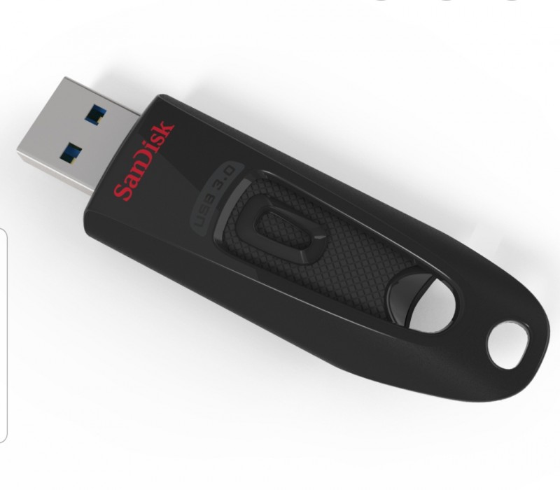 Clé USB noire