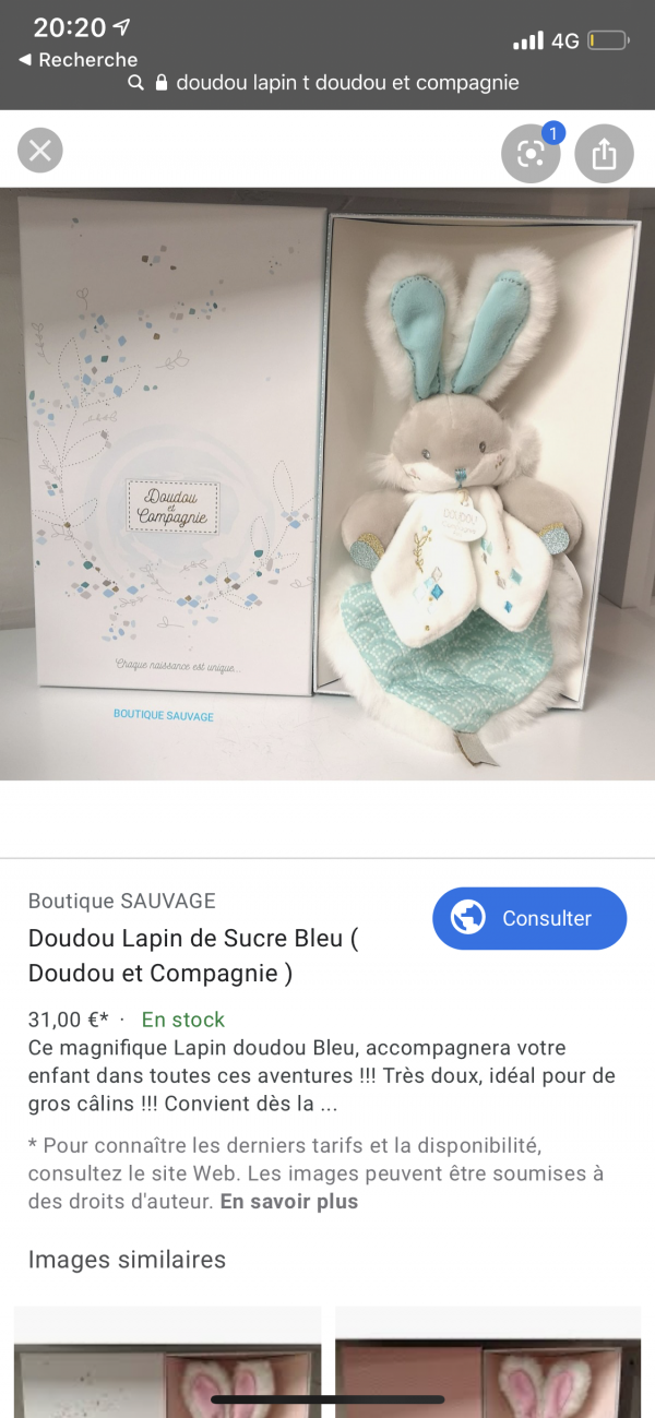 Doudou lapin
