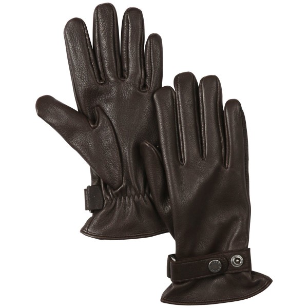 Gant gauche aigle marron
