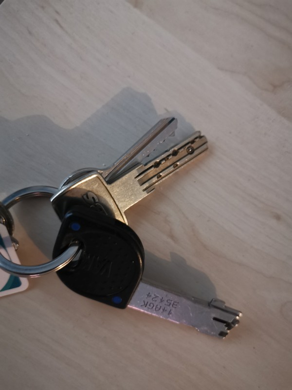 Perdu jeu de clef, probablement Lyon 7