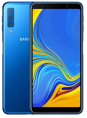 perdu samsung A7 bleu