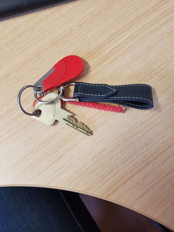 Trousseau de clés trouvé rue Villon à Lyon 3