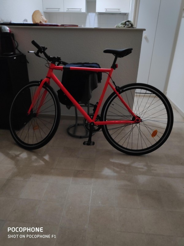 Vélo de route Orange Decathlon