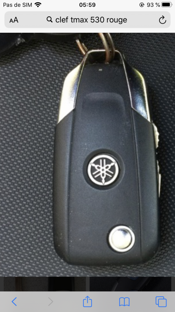 Petit trousseau Clef yamaha