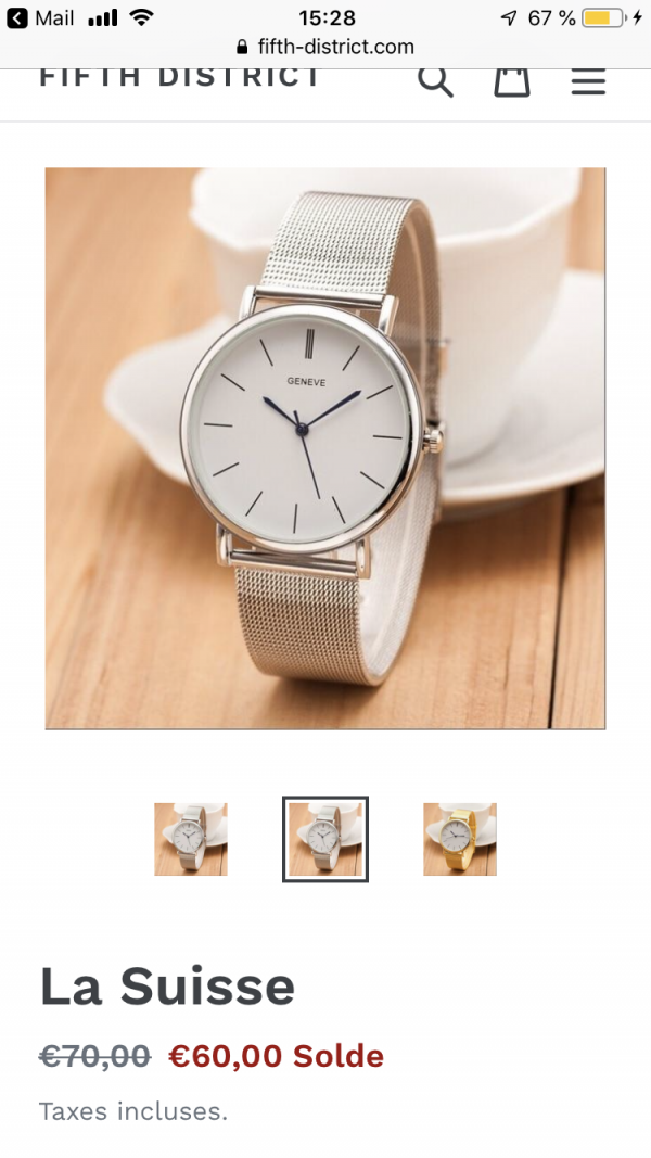 Perte montre