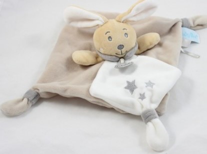 Perdu doudou bébé lapin beige BabyNat tramway Nantes