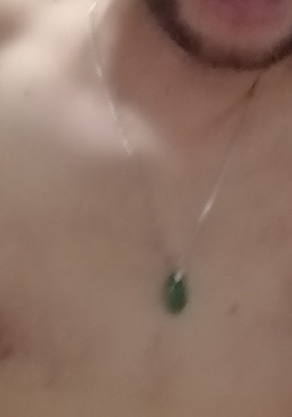 Collier avec une aventurine à super Besse-et-Saint-Anastaise