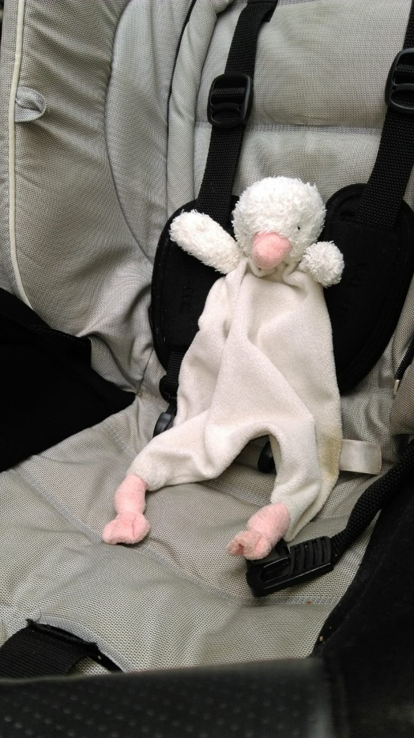 Doudou poussin marque jellycat perdu rennes