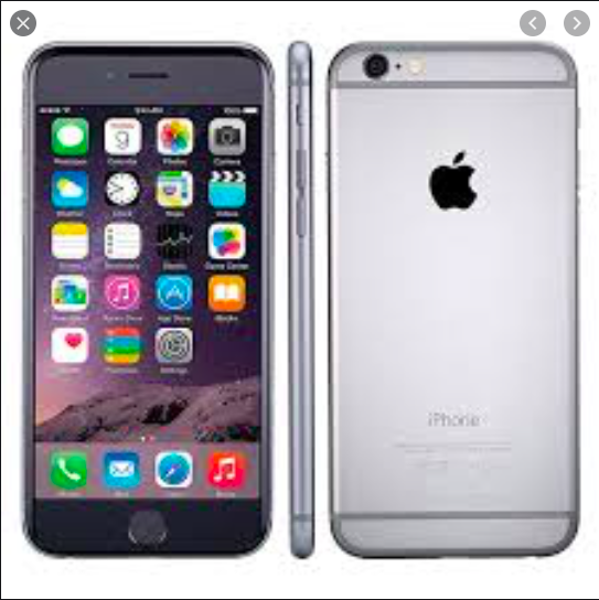 Perdu, iPhone 6 gris à risoul, en face du chardon bleu