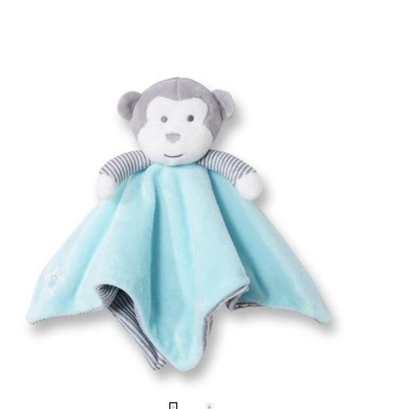 Doudou okaidi singe bleu