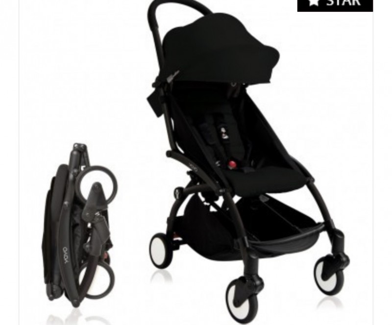 Perdu poussette noire carrefour cluses