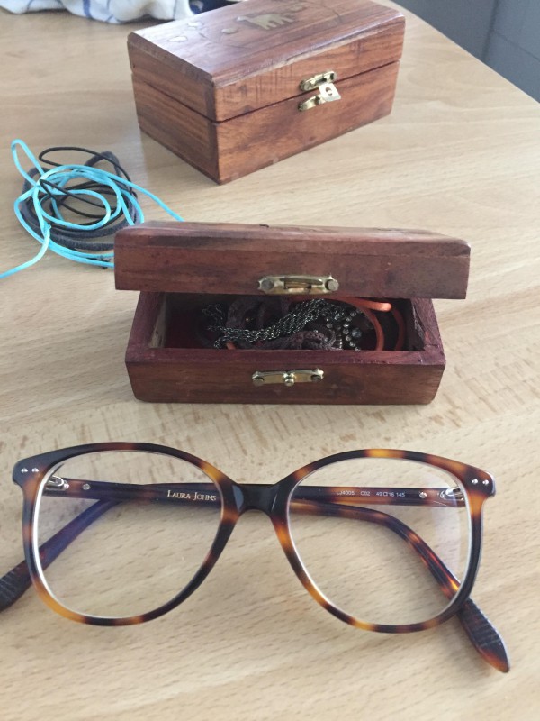 Perdu lunettes vue s/sentier Racou/l Houille