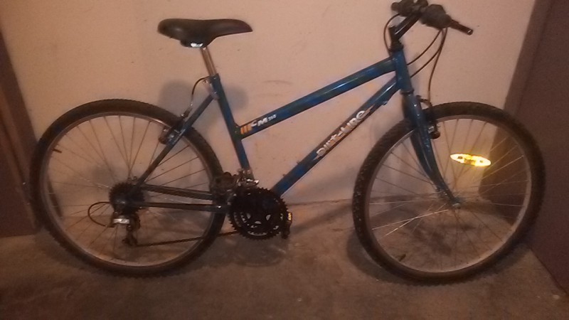 VTT mixte TOPBIKE CM260 Bleu au bas de l'Hopital ANNECY EPAGNY METZ TESSY