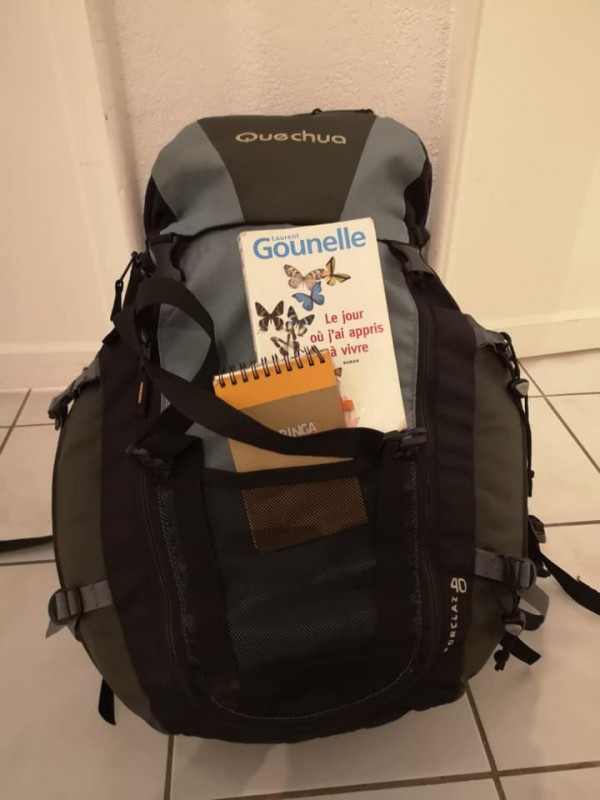 trouvé sac quechua gare Nîmes train 6035 le 1 mars