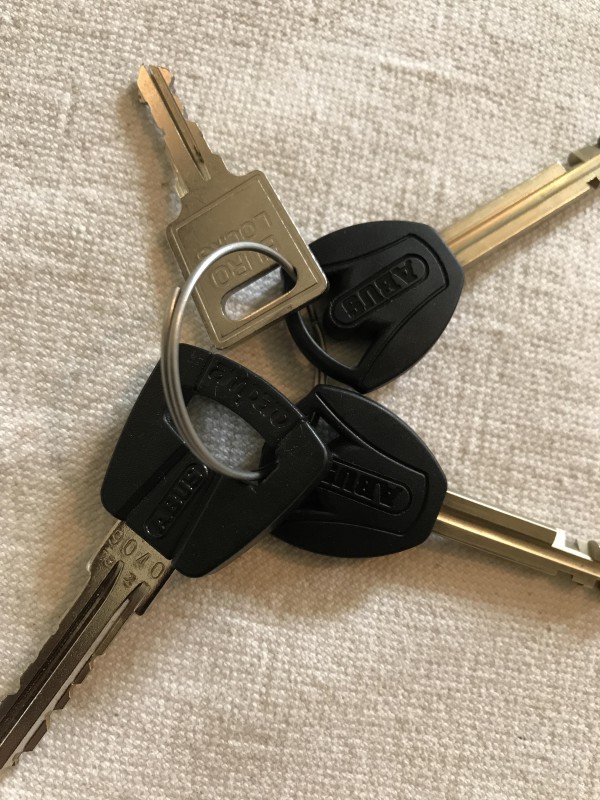 Anneau avec 4 clefs