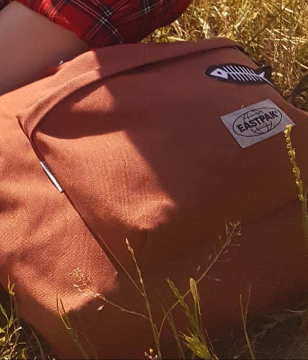 perdu sac Eastpak orange fort de tourneville