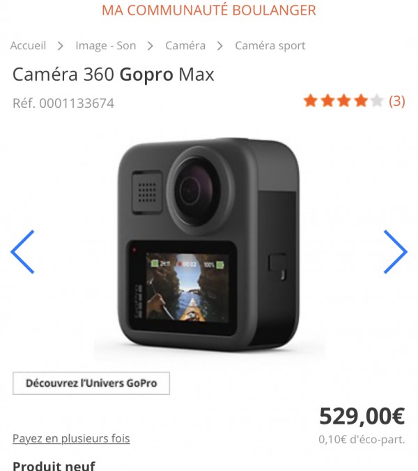 Perdu go pro sur laPlage du touquet