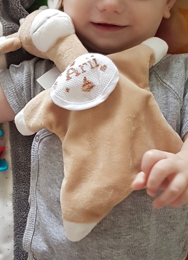 Perdu doudou girafe