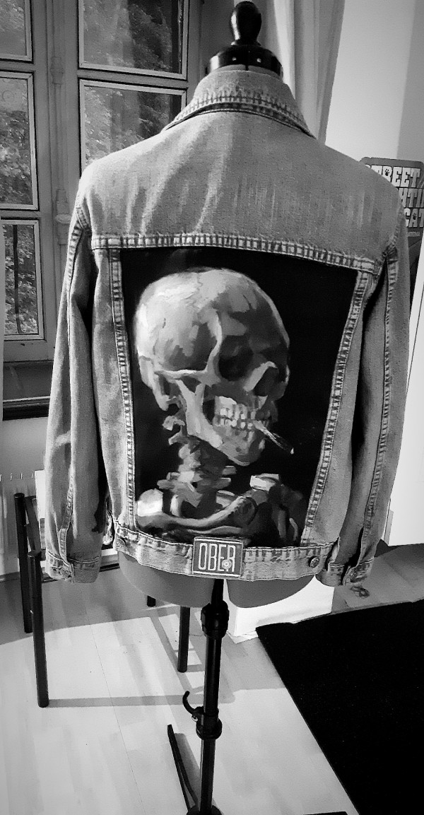 Veste en jean personnalité