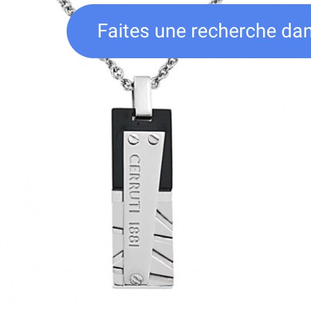Chaine avec pendentif