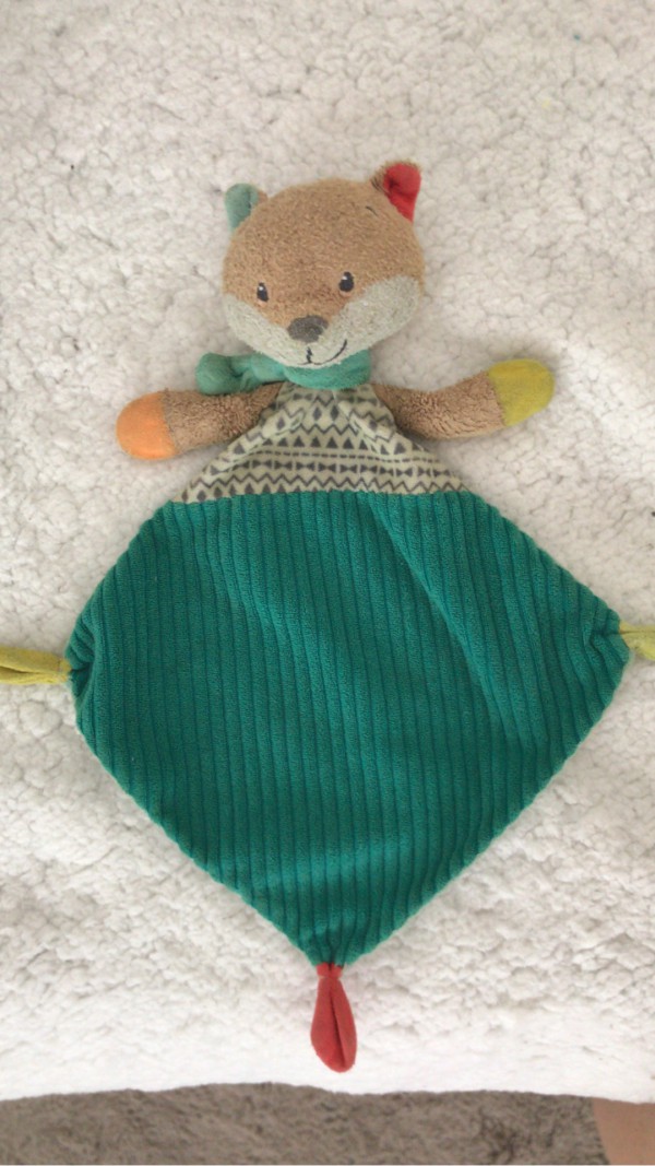 Doudou renard mots d’enfants