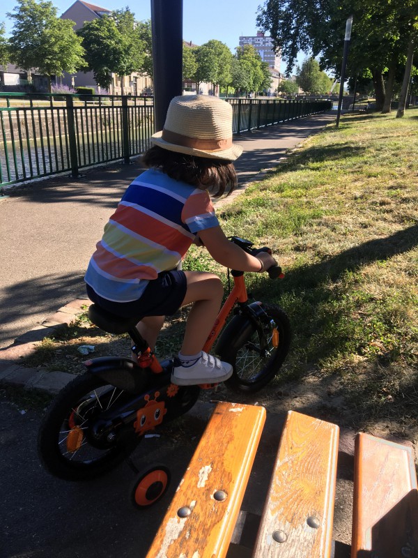 Perdue 2 vélos pour enfants au quai d’Isly à Mulhouse