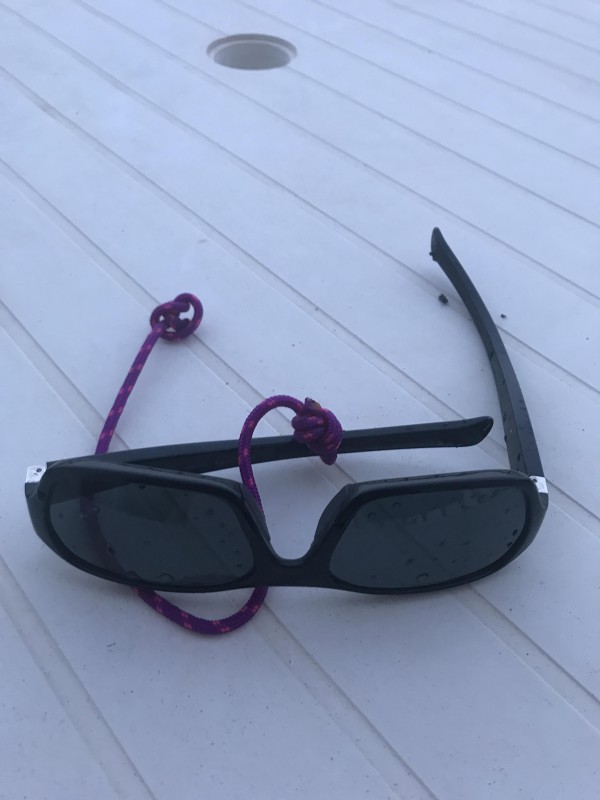 Lunettes solaires vue plage Pontaillac